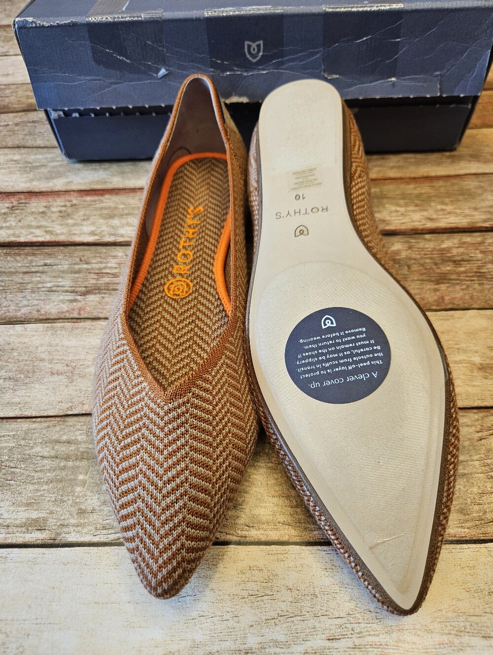 Rothy's The Point ballet flats (Retired and Rare color) - Picture 5 of 9